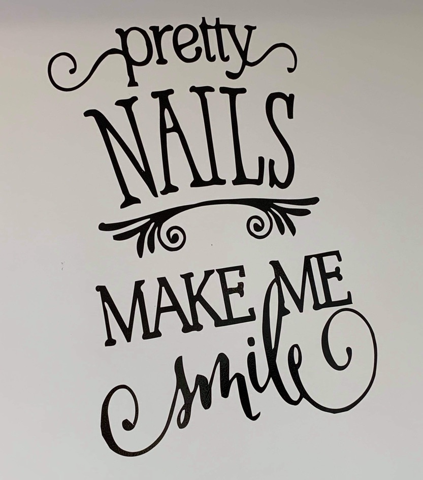 Premium Vector | Beauty manicure master quotes about nails beautiful nails  design just nail it phrase lettering